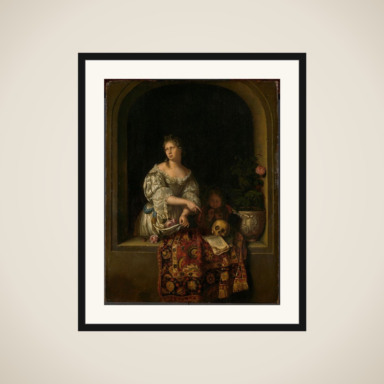 Allegory of Transience framed