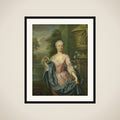 Portrait of Claudine van Royen (born 1712), Wife of Pieter Teding van Berkhout framed