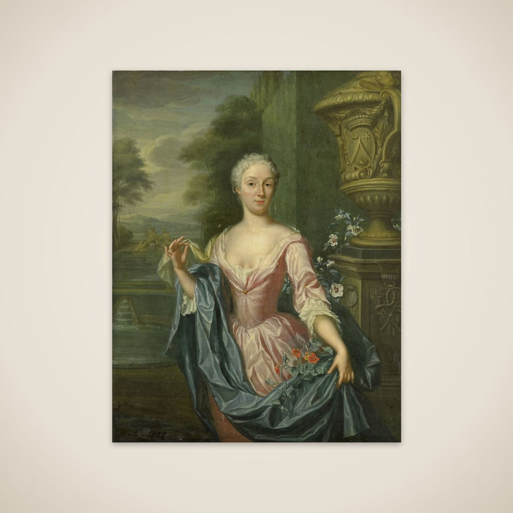 Portrait of Claudine van Royen (born 1712), Wife of Pieter Teding van Berkhout unframed print