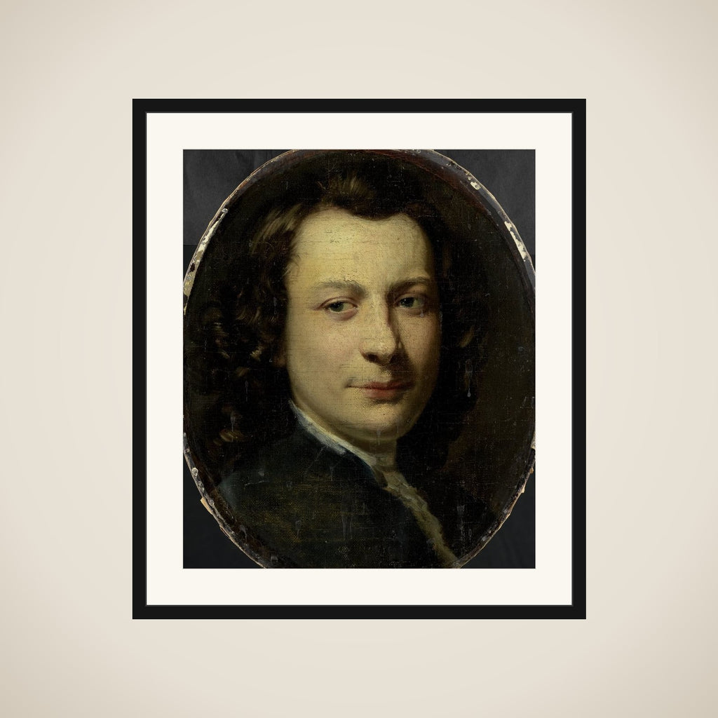 Portrait of George van der Myn, Painter framed