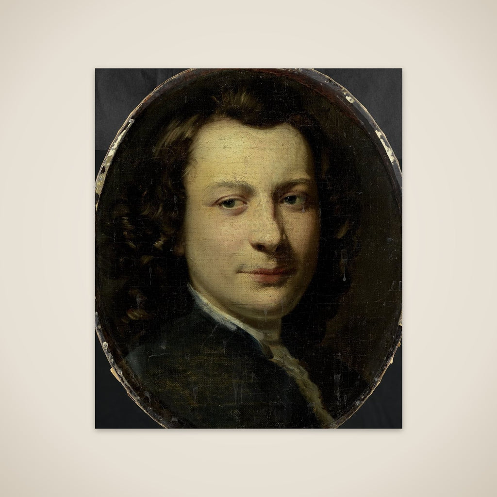 Portrait of George van der Myn, Painter unframed print