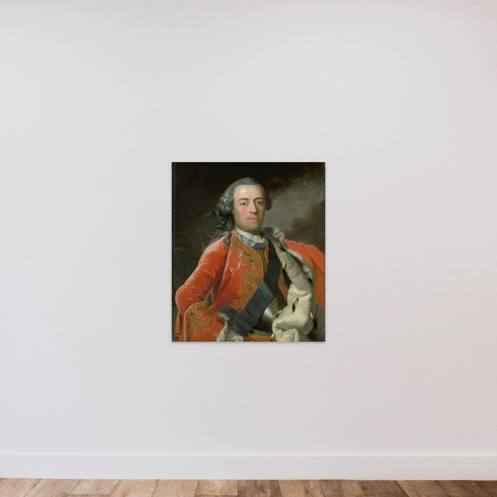 Portrait of William IV, Prince of Orange unframed — shown to scale