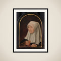 Portrait of Jacomina Claesdr van Ruyven (died 1509), Wife of Arent Franckensz van der Meer framed