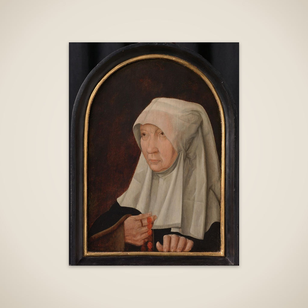 Portrait of Jacomina Claesdr van Ruyven (died 1509), Wife of Arent Franckensz van der Meer unframed print