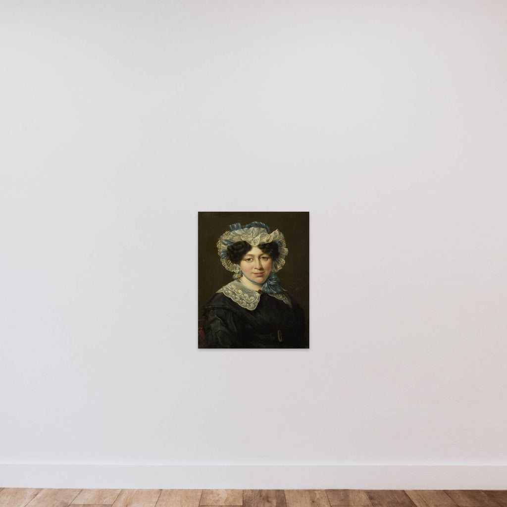 Portrait of Maria Adriana van der Sluys, Wife of Hermanus Martinus Eekhout unframed — shown to scale