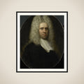 Portrait of Johan Arnold Zoutman, Husband of Anna Margaretha van Petcum framed