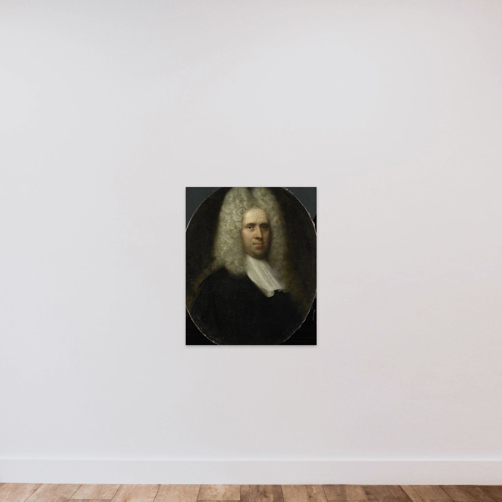 Portrait of Johan Arnold Zoutman, Husband of Anna Margaretha van Petcum unframed — shown to scale