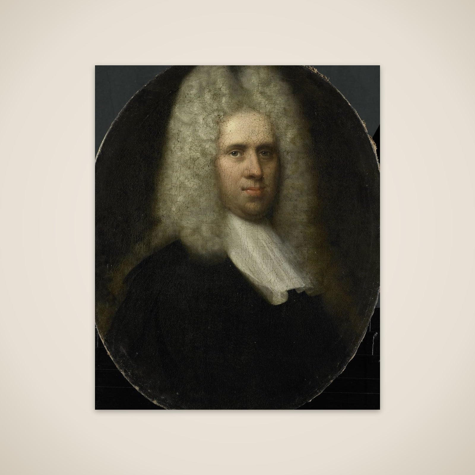 Portrait of Johan Arnold Zoutman, Husband of Anna Margaretha van Petcum unframed print