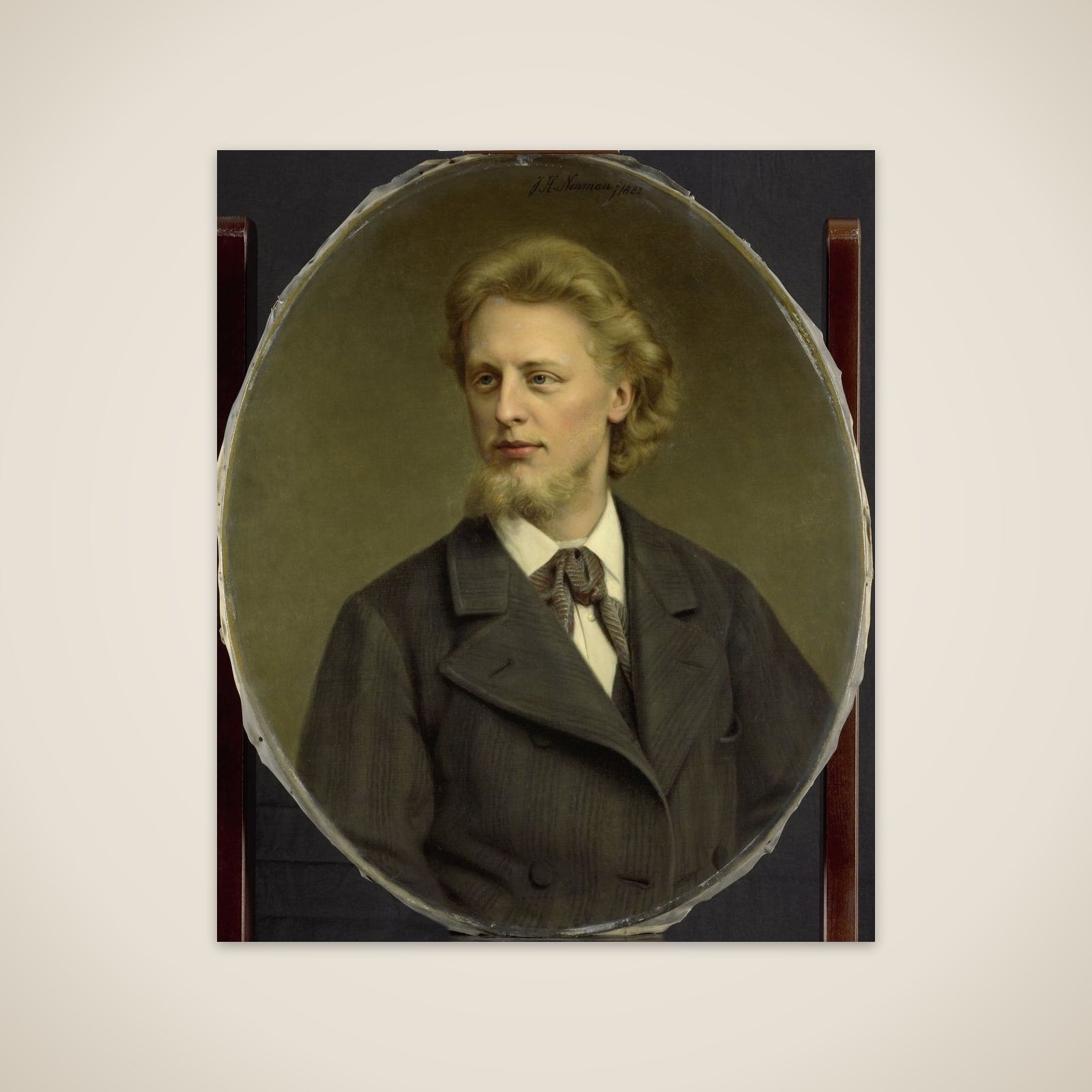 Portrait of Jacques Fabrice Herman Perk (1859-1881) unframed print