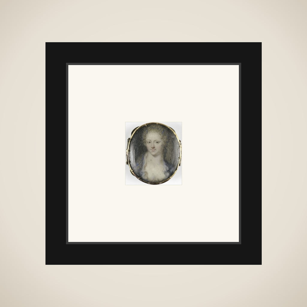 Portrait of een vrouw framed