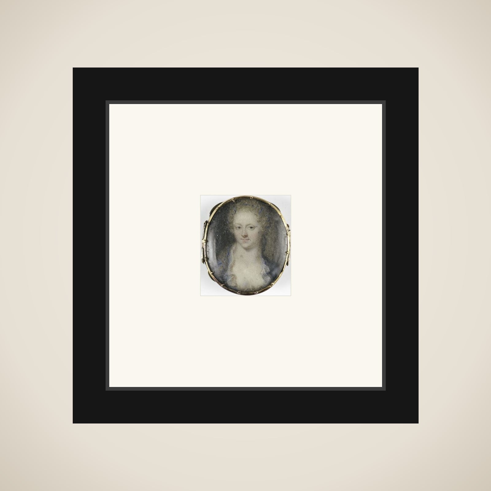 Portrait of een vrouw framed