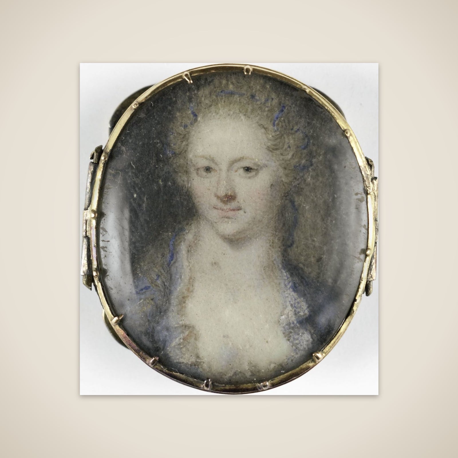 Portrait of een vrouw unframed print
