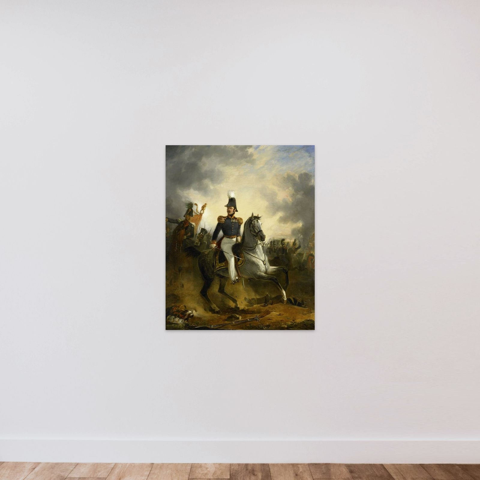 Lieutenant-General Frederik Knotzer in the Battle of Houthalen, during the 10 Days' Campaign, 1831 unframed — shown to scale