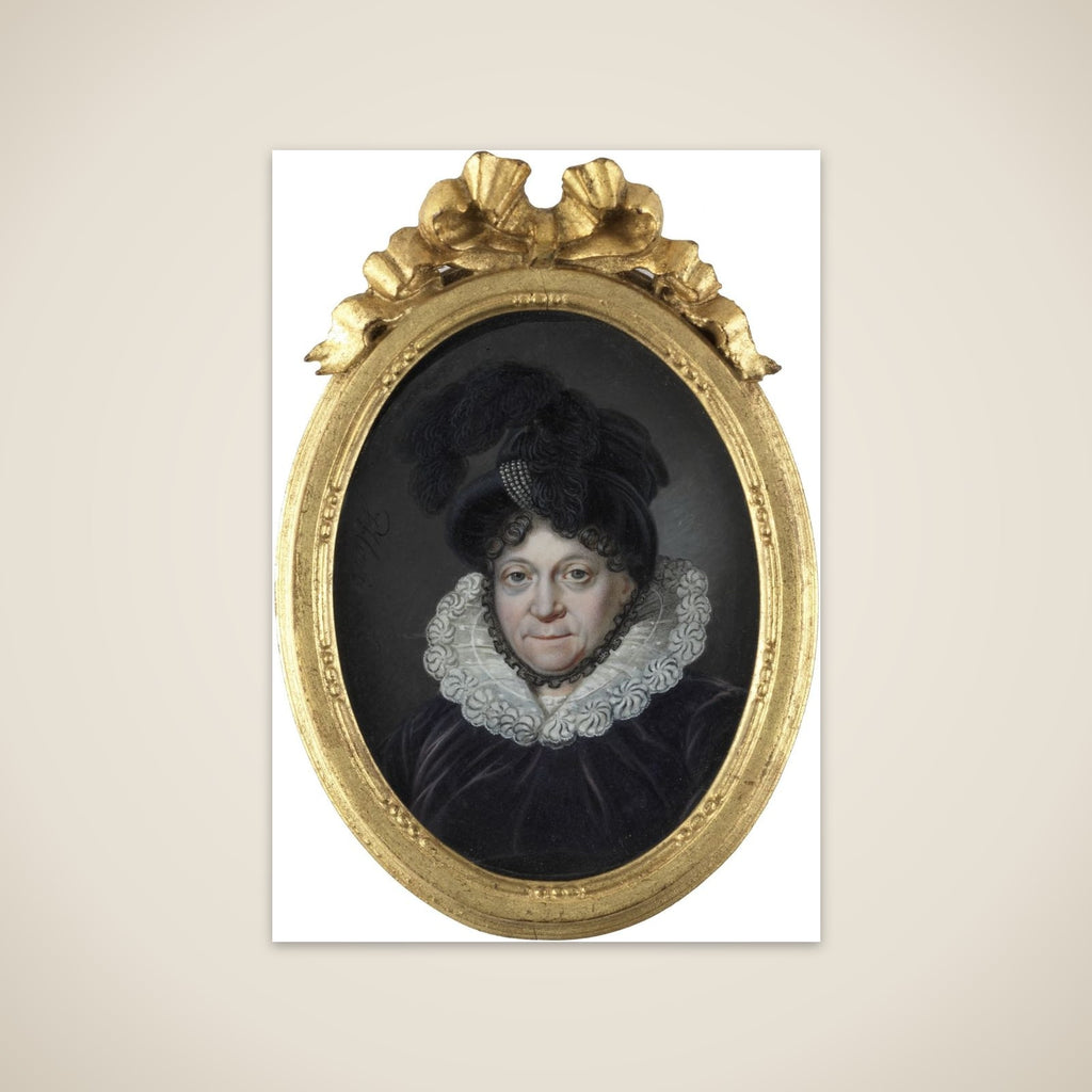 Frederika Sophia Wilhelmina (1751-1820), prinses van Pruisen. Sedert de dood van Willem V Prinses Douairière van Oranje unframed print
