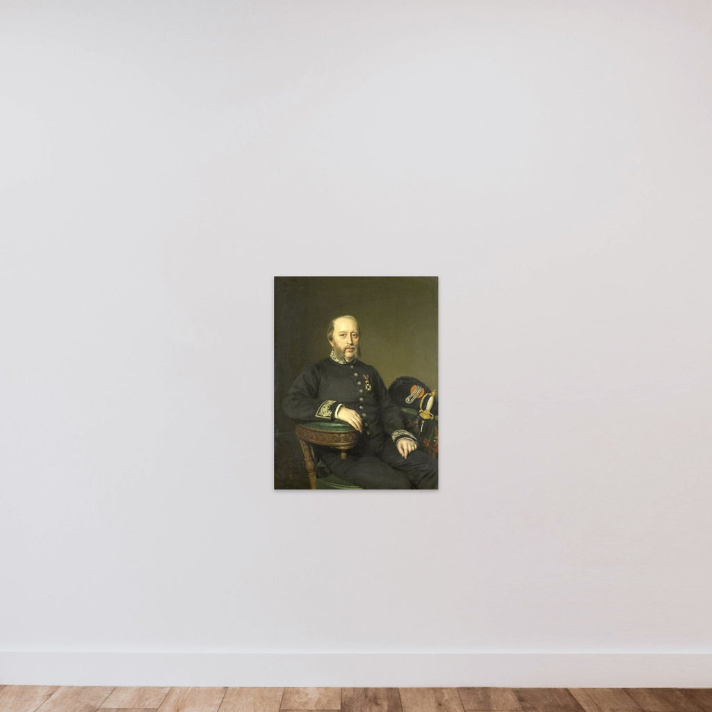 Gerard Johan Verloren van Themaat (1809-90). Lid van de Gedeputeerde Staten van Utrecht unframed — shown to scale