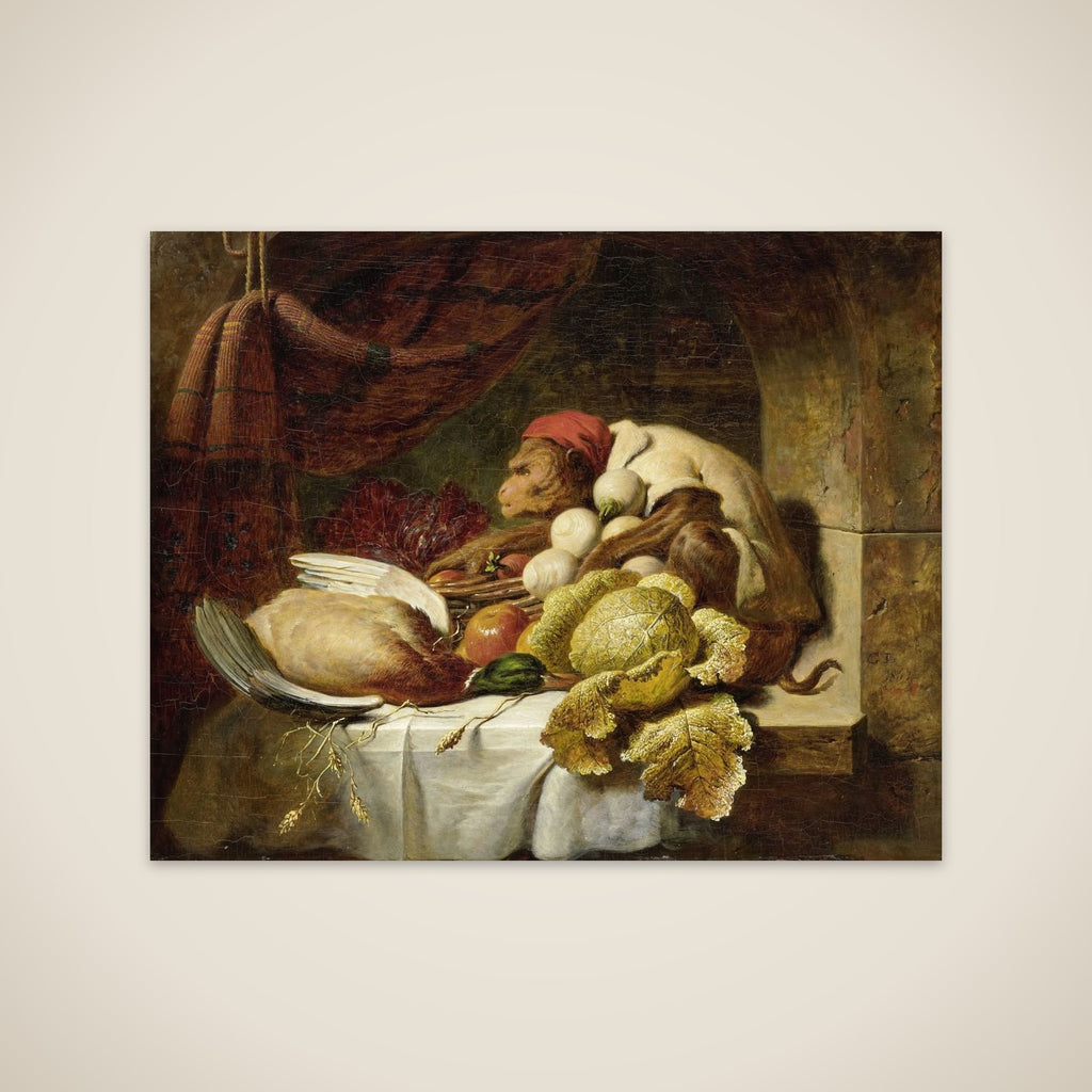 'Red cap' unframed print