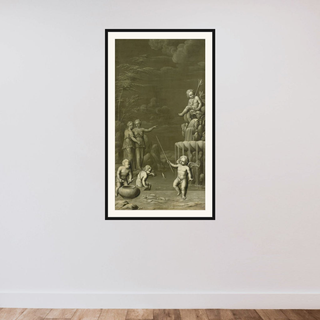 The Catch framed — shown to scale