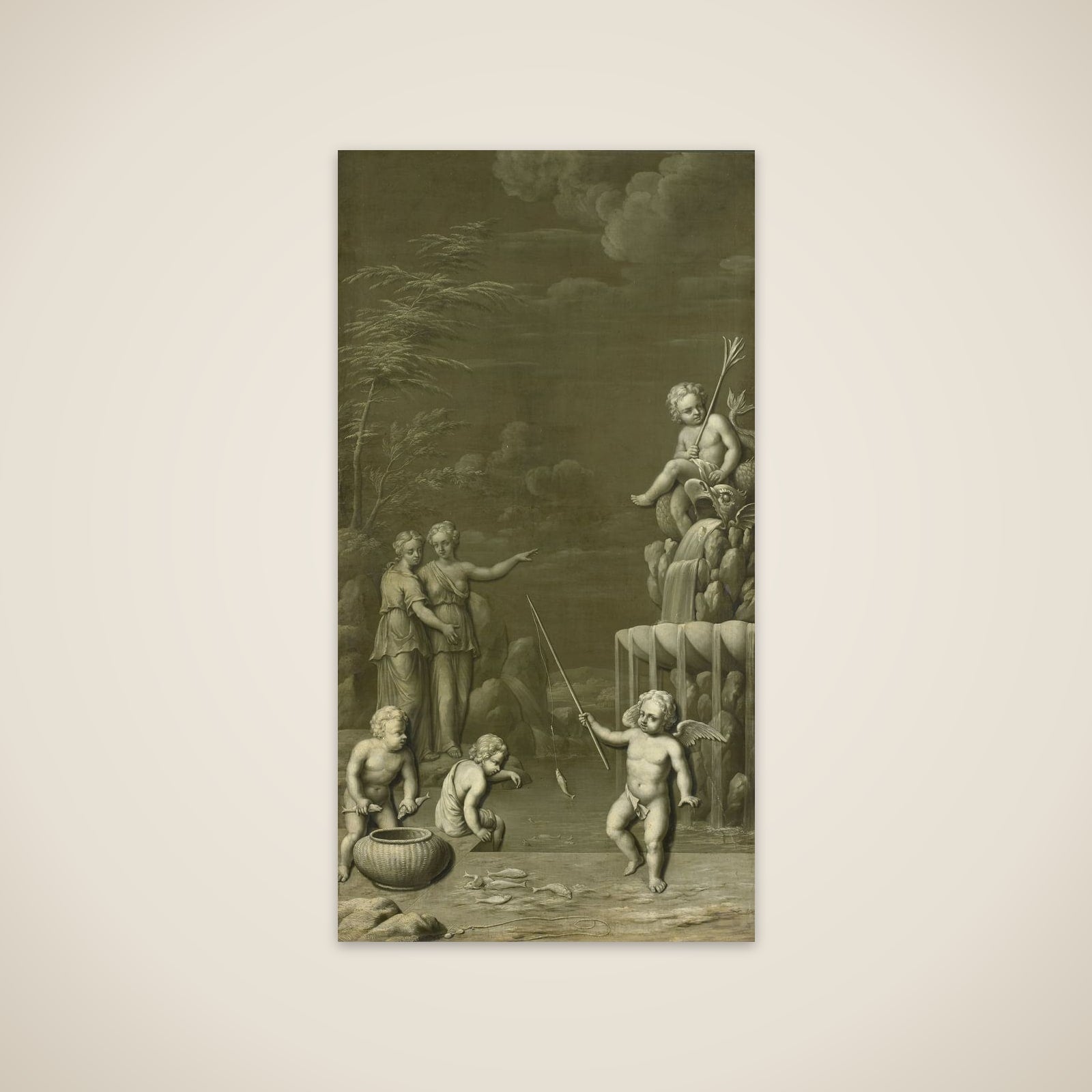The Catch unframed print