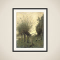 Landscape with Pollard Willows framed