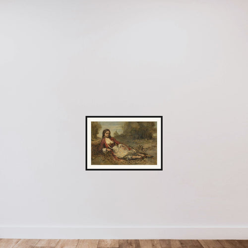 Algérienne framed — shown to scale