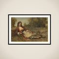 Algérienne framed