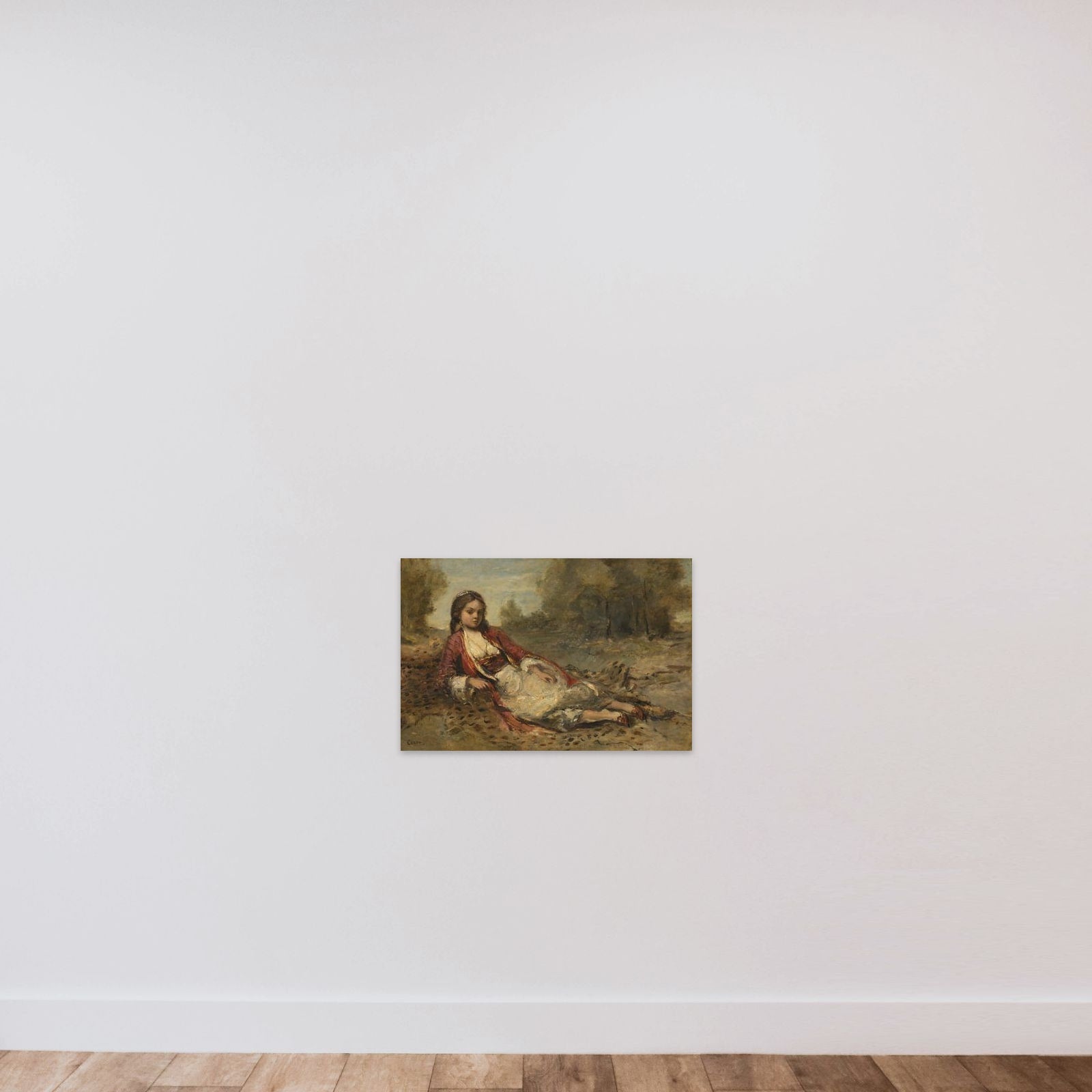 Algérienne unframed — shown to scale