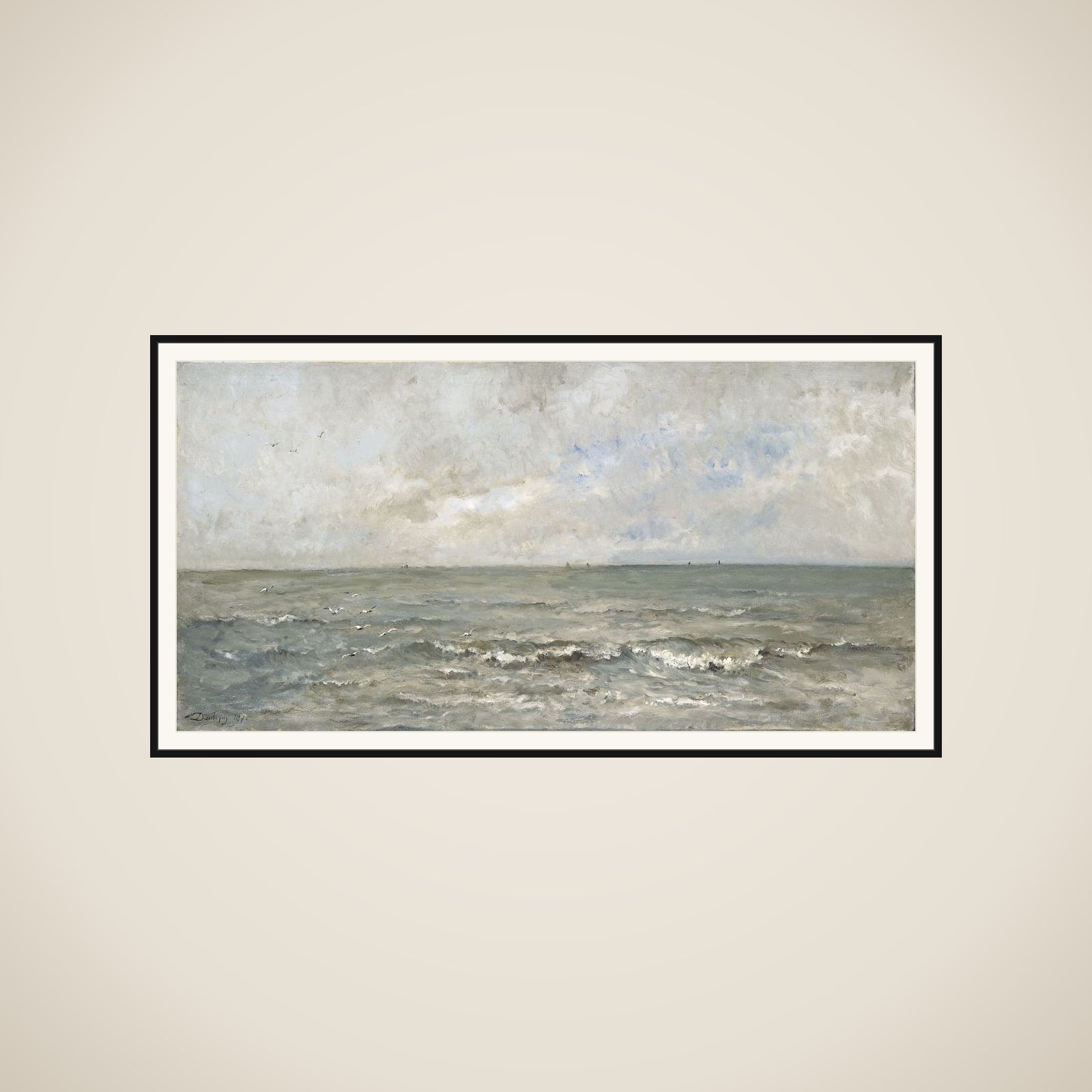 Seascape framed