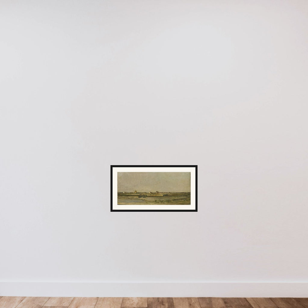 Landscape framed — shown to scale