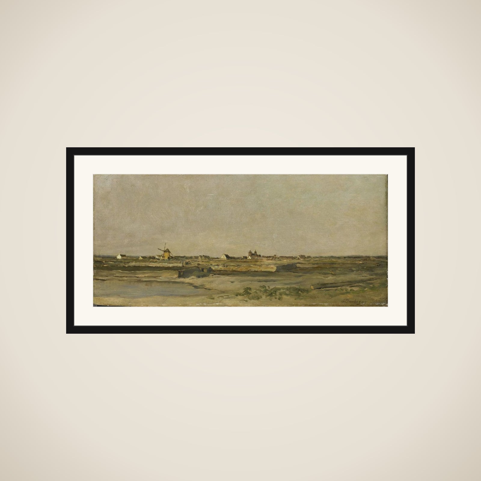 Landscape framed