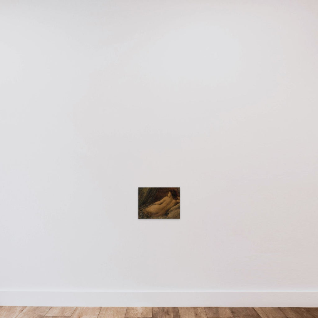 Reclining Nude unframed — shown to scale