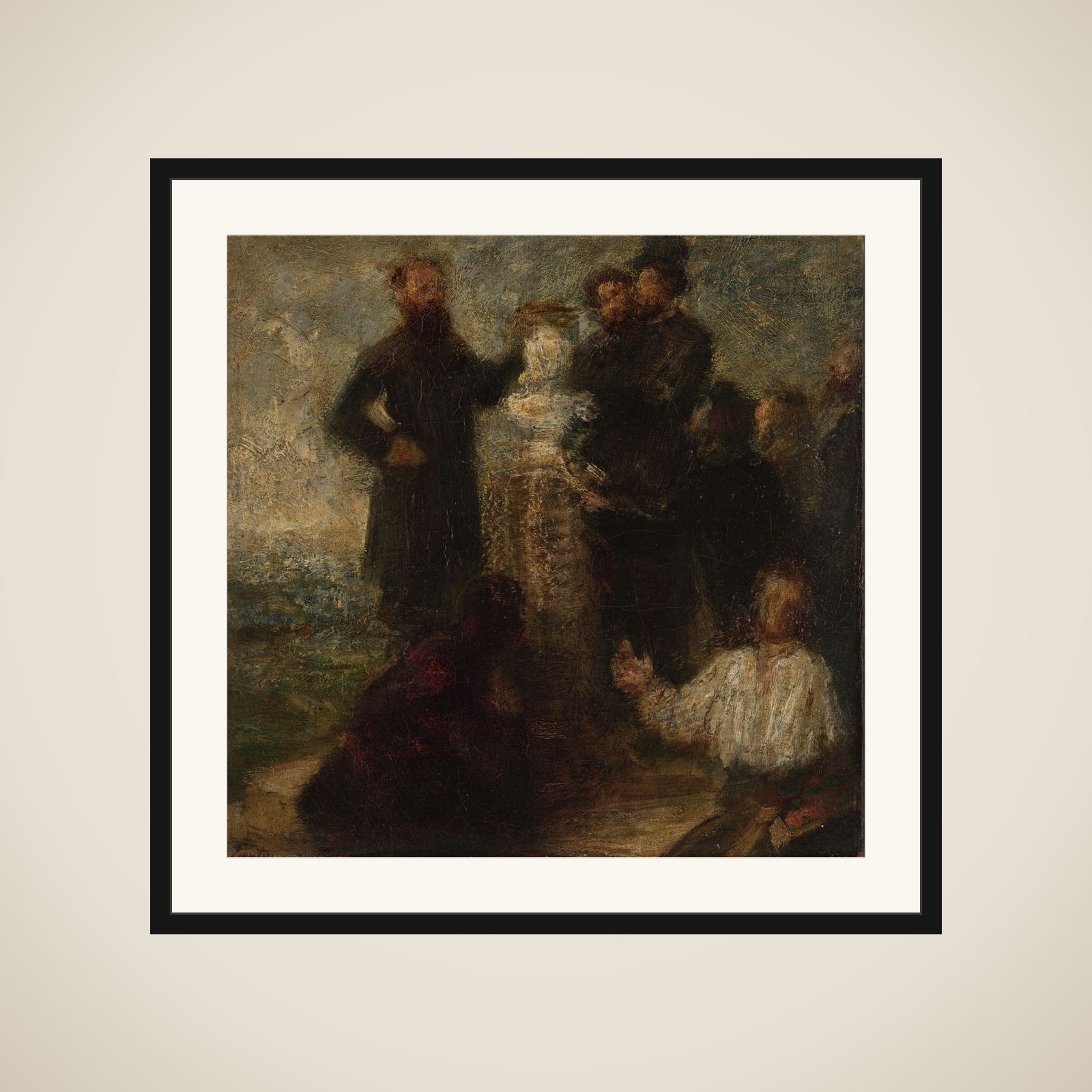 Hommage à Berlioz framed
