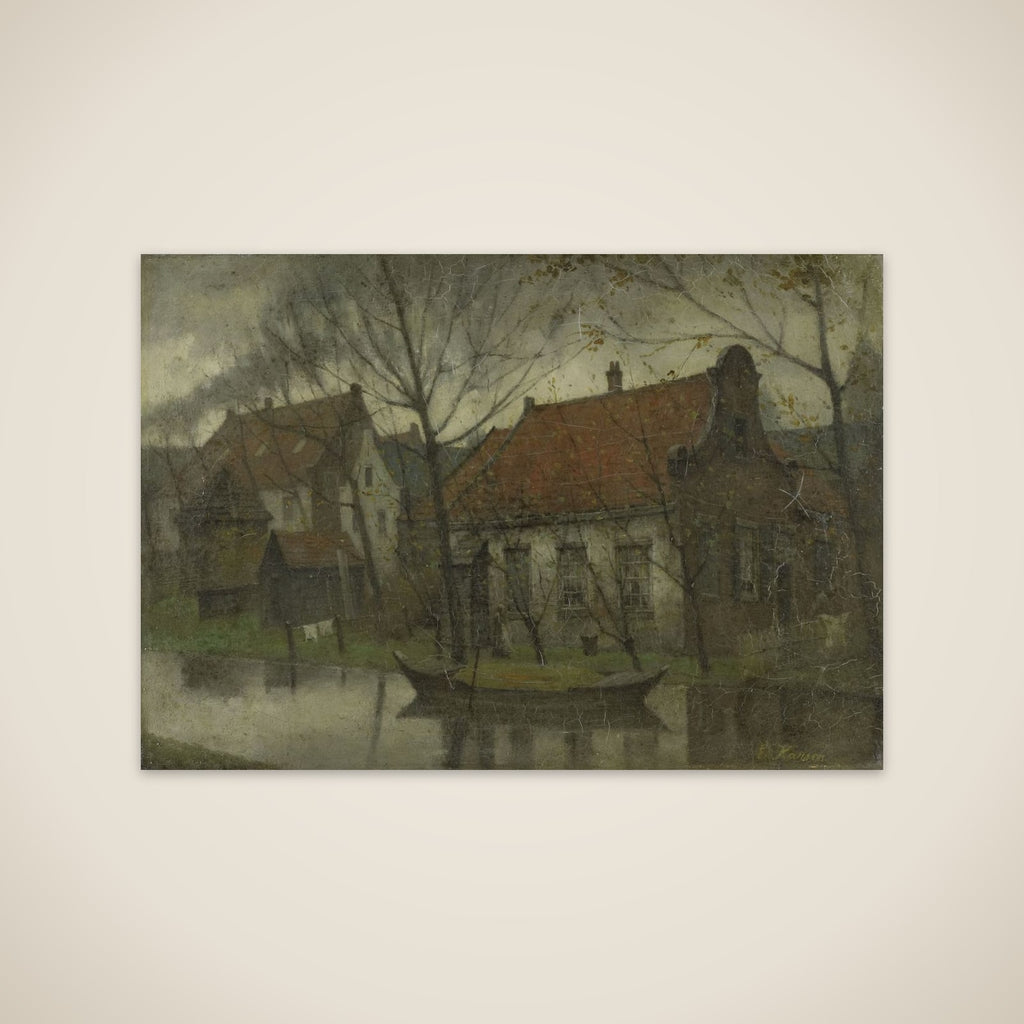 View in a Village unframed print