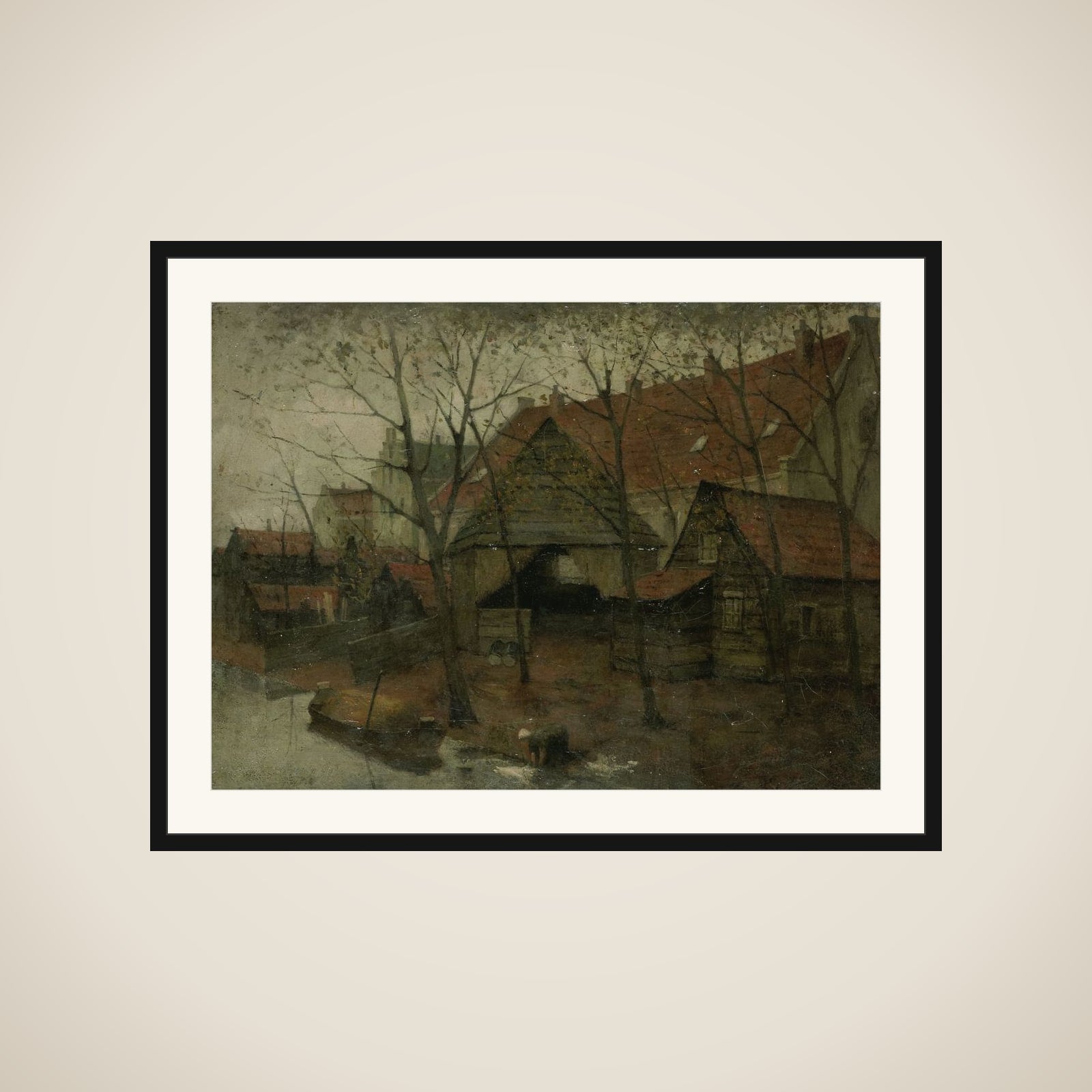 The Vinkenbuurt near Amsterdam framed