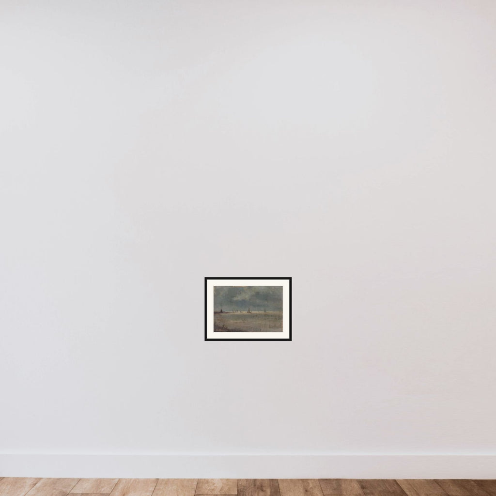The Zuider Zee framed — shown to scale