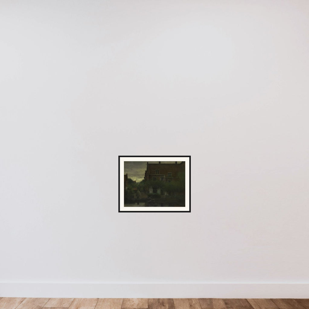 Overcast Day framed — shown to scale