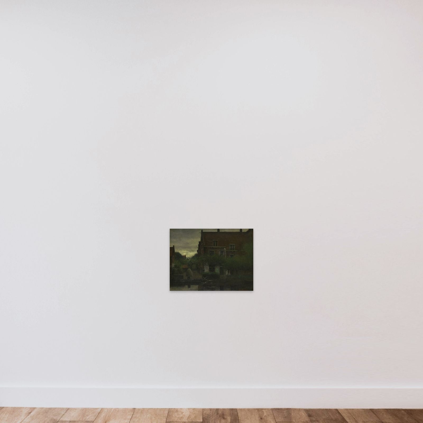 Overcast Day unframed — shown to scale