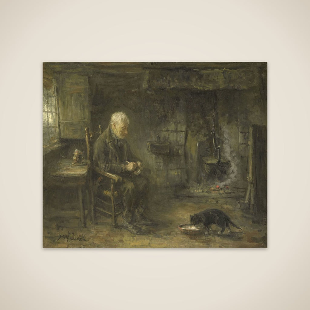 Interior of a Peasant Hut unframed print