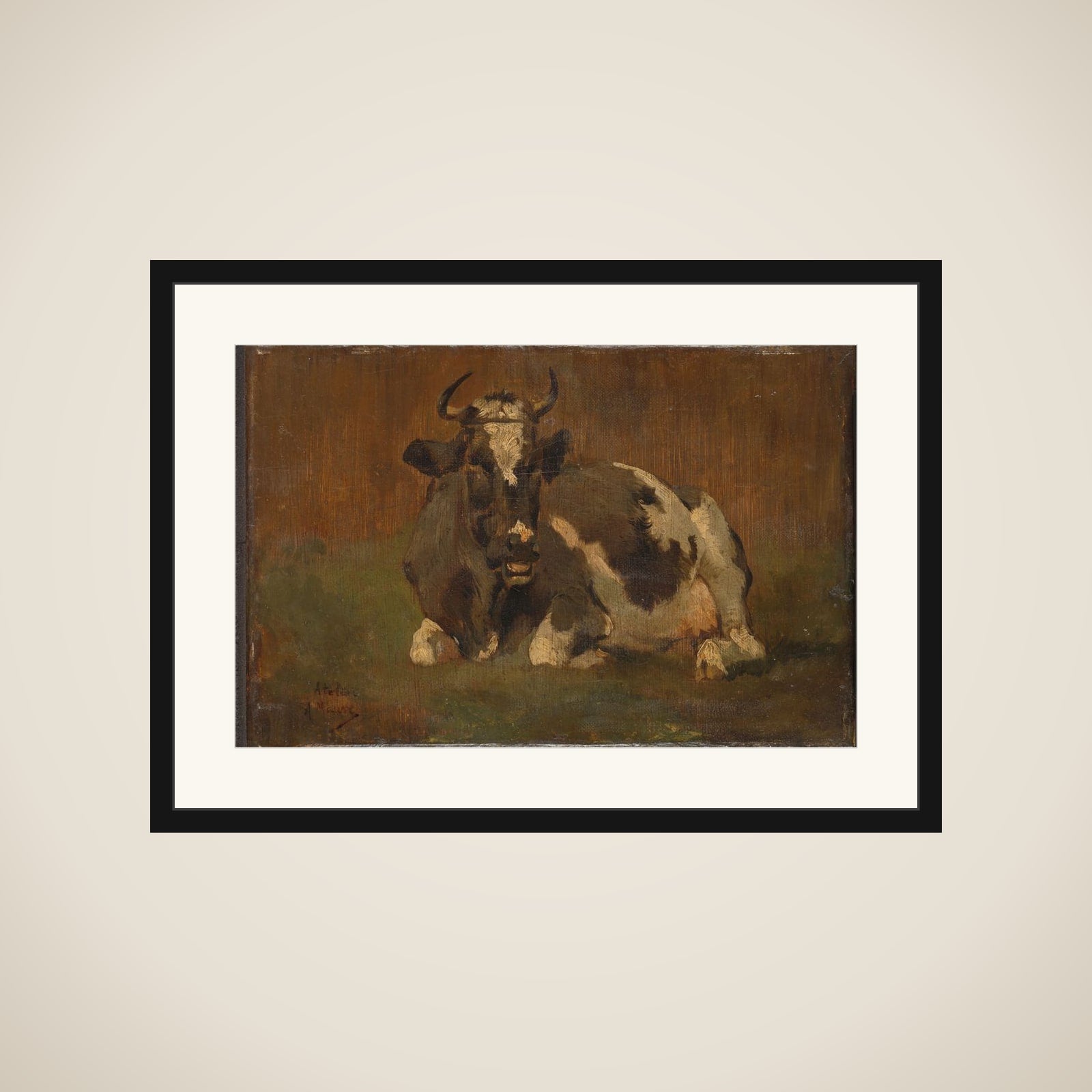 Lying Cow framed