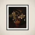 Fluffy Flowers in a Jug framed