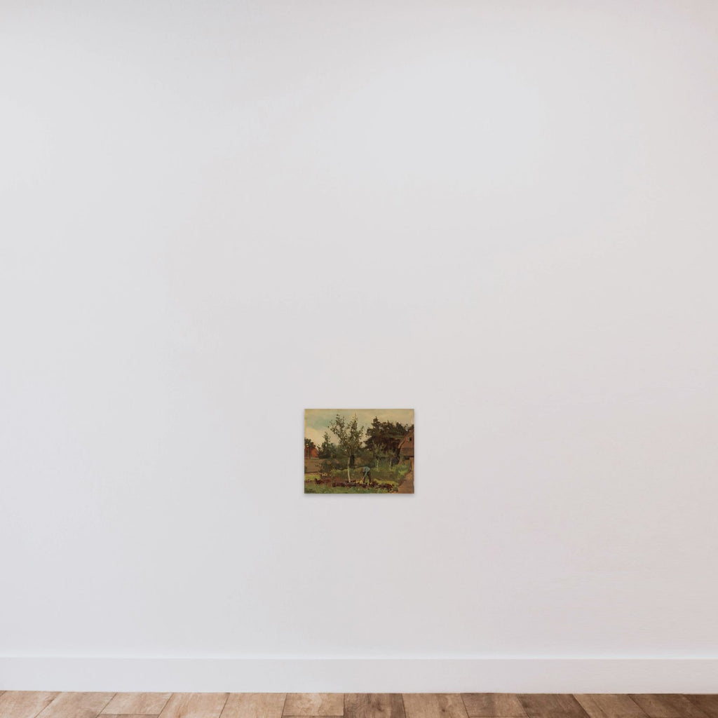 Moestuin unframed — shown to scale