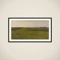 Landscape with fields framed