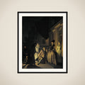 Scene from the Play 'Lubbert Lubbertse of de geadelde boer' by M. van Breda framed