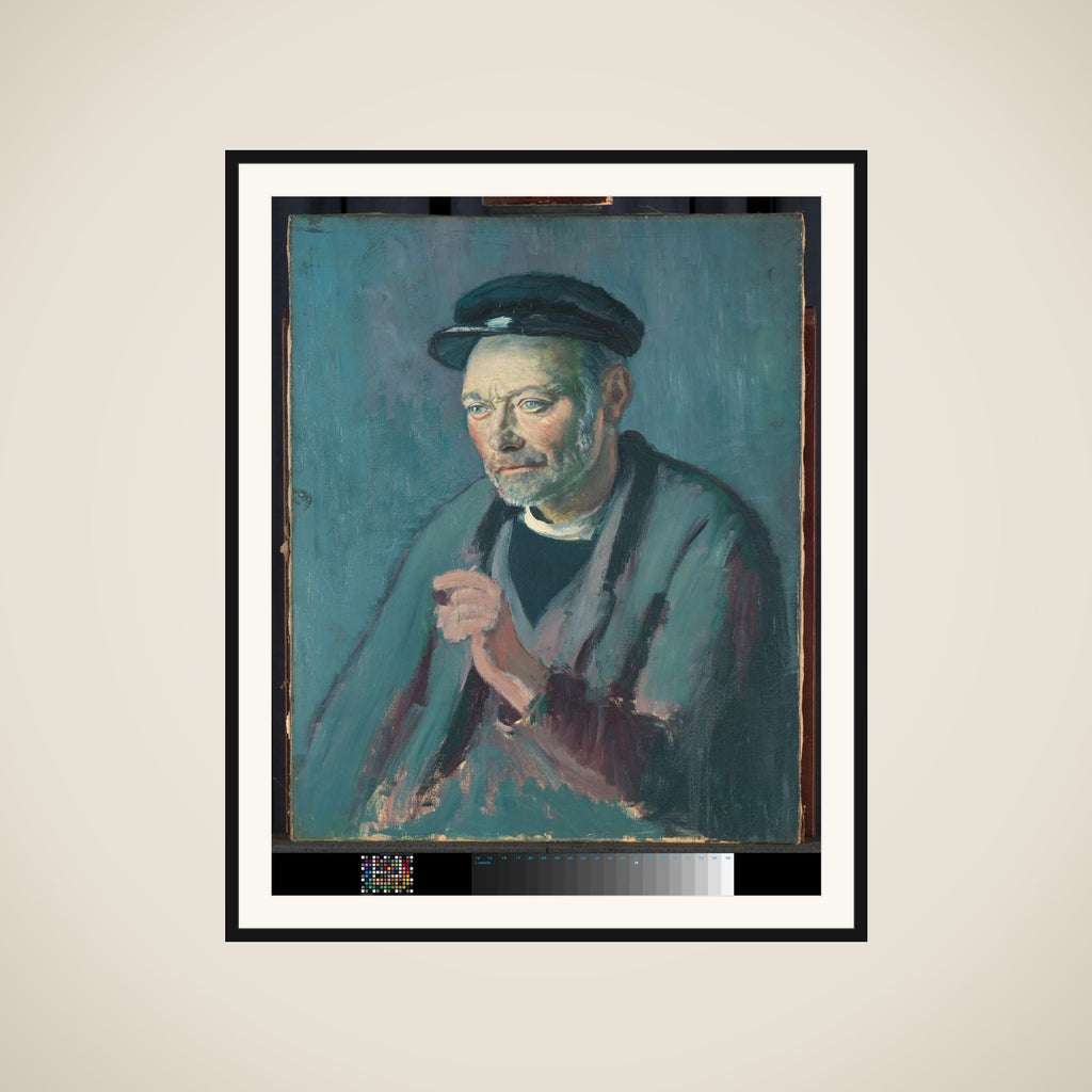 Man with a Pipe framed