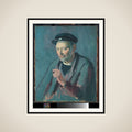 Man with a Pipe framed
