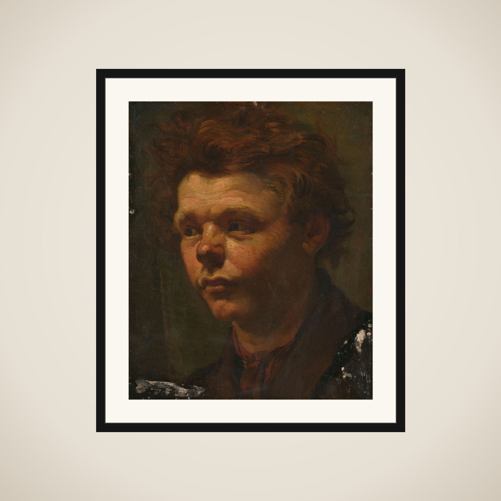 Portrait Study framed