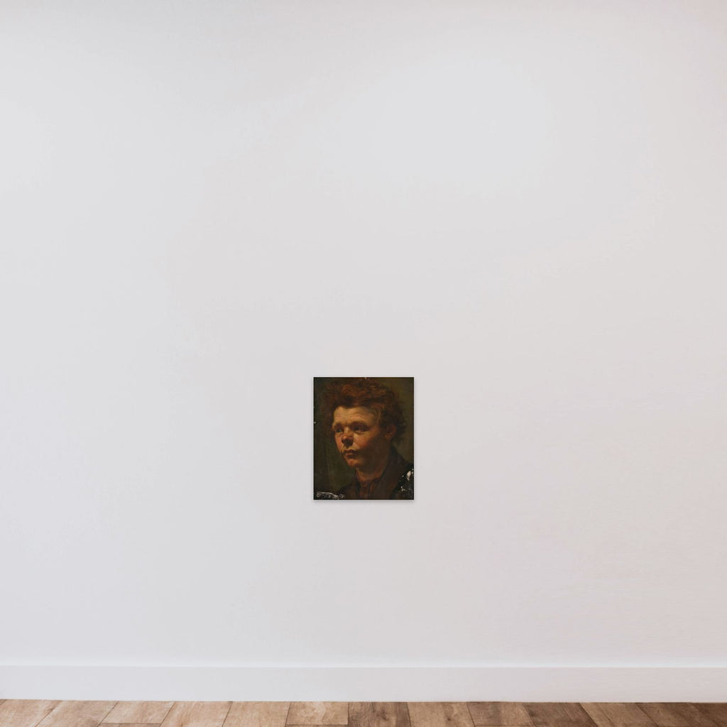 Portrait Study unframed — shown to scale