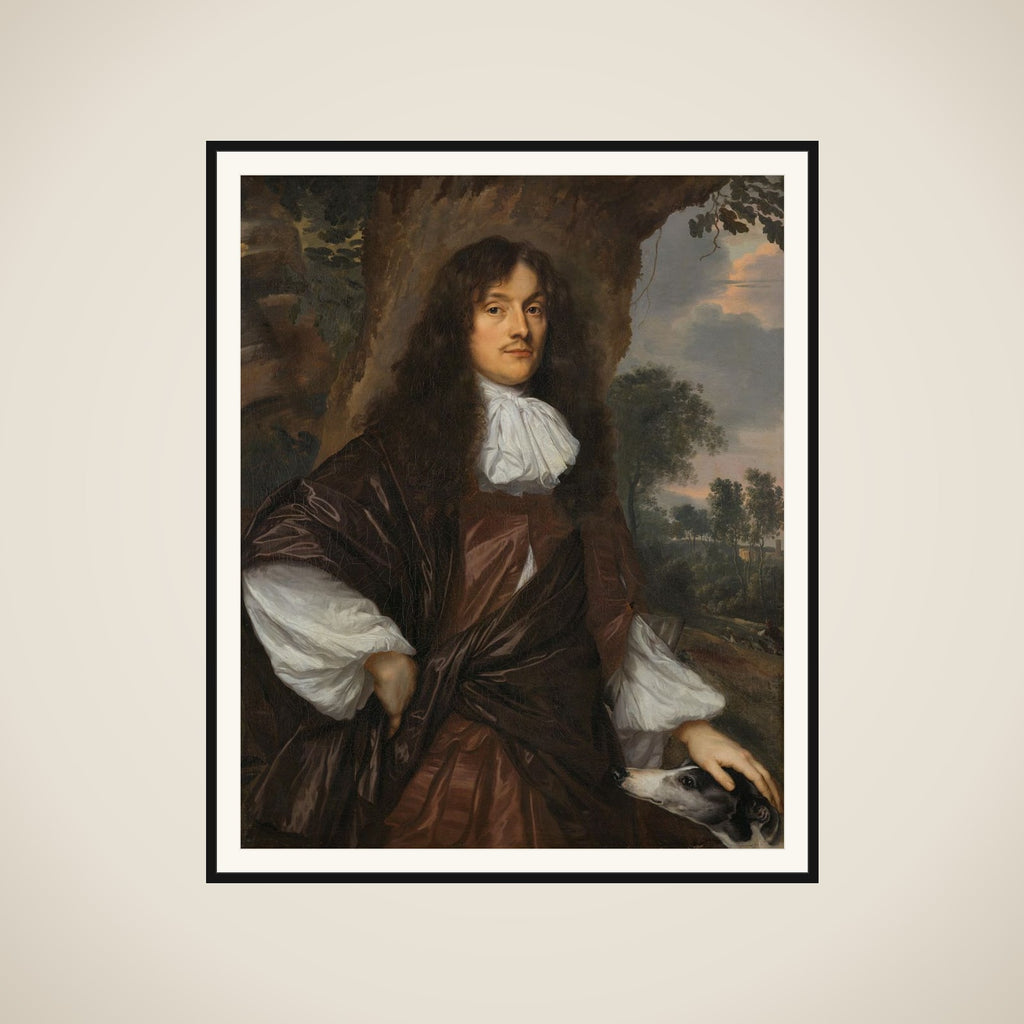 Portrait of Jacob de Witte (1628-79) framed