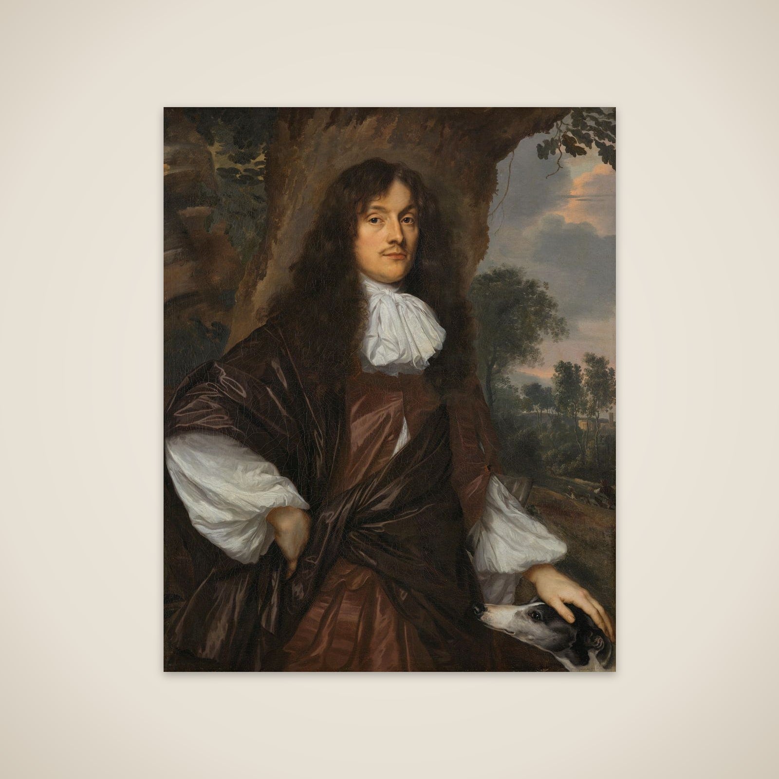 Portrait of Jacob de Witte (1628-79) unframed print