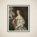Portrait of Jacoba van Orliens (1643-91) framed