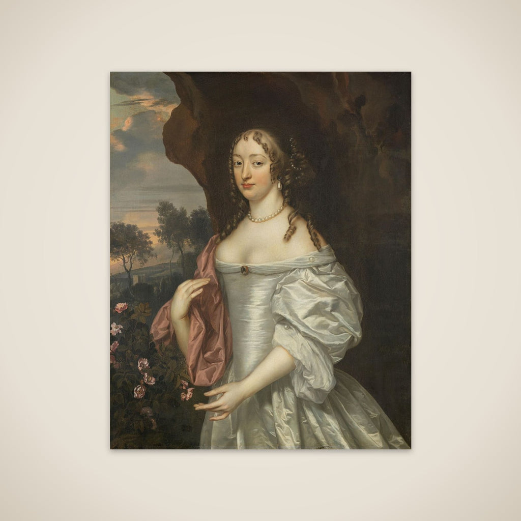 Portrait of Jacoba van Orliens (1643-91) unframed print